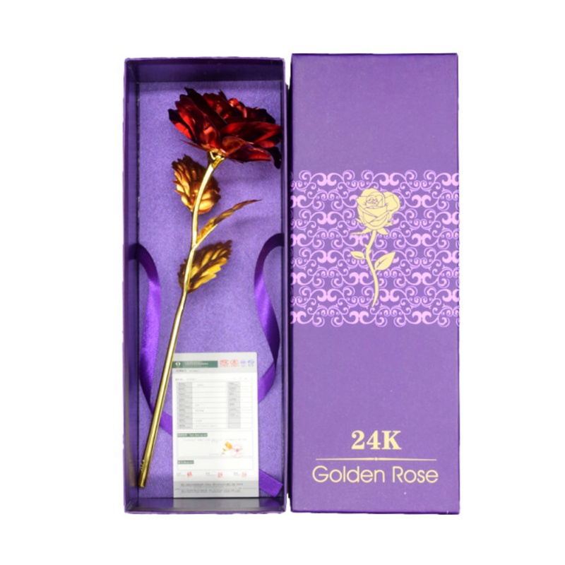 Details about   Gold Plated Rose Flower 24K Gold foil For Valentine's Day Gift LOVE Gifts V3A5 